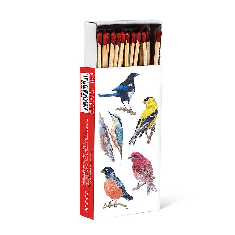 North American Birds Matches 4" L