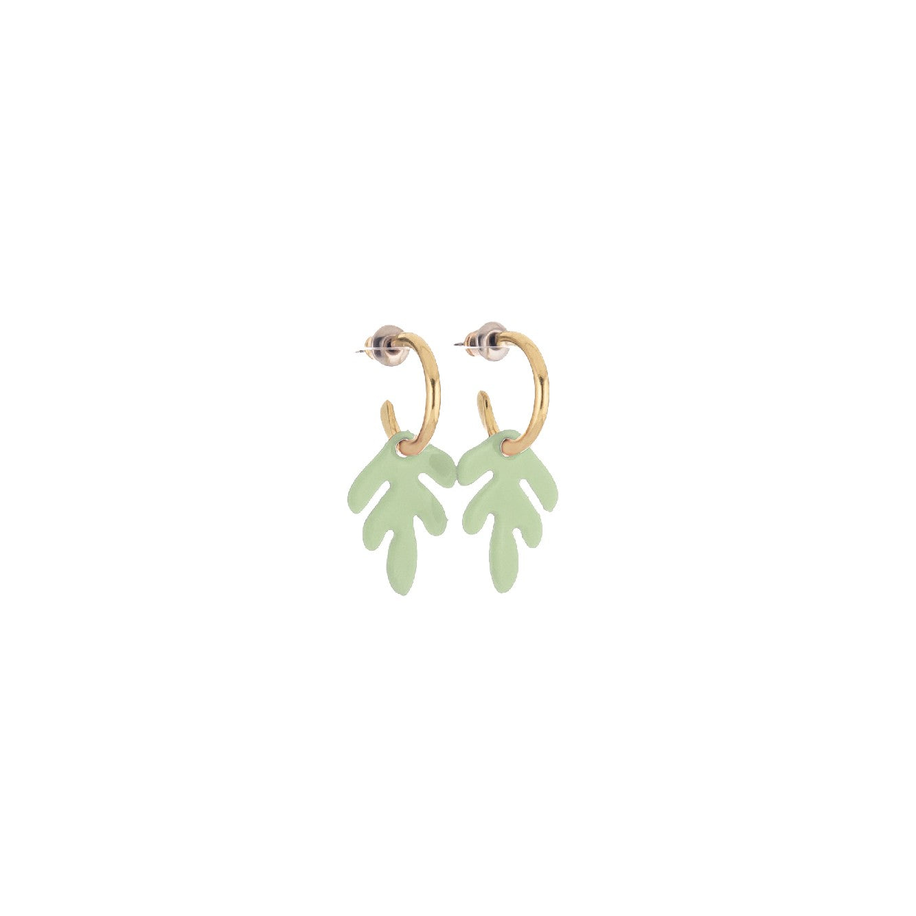 Sibilia Fern Hoop Earrings