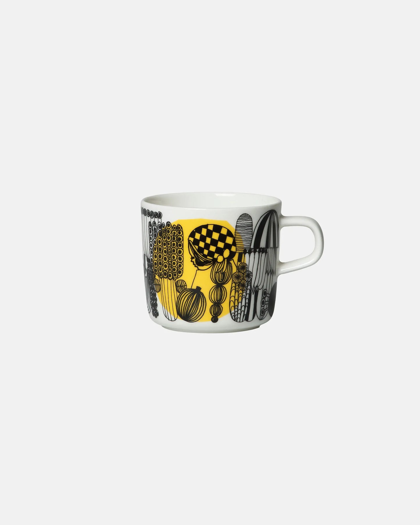 Marimekko Small Coffee Mug 2 DL Pattern City Garden