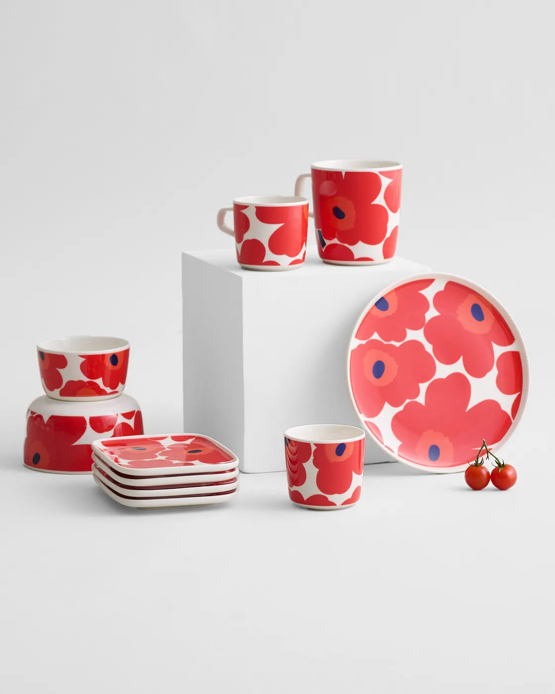 Marimekko Small Red Breakfast Unikko Mug 2.5 DL