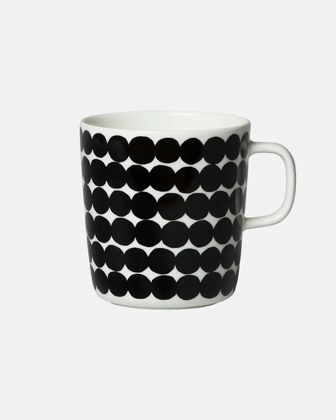 Marimekko Large Mug Oiva/Rasymatto Black Dot 4 Dl