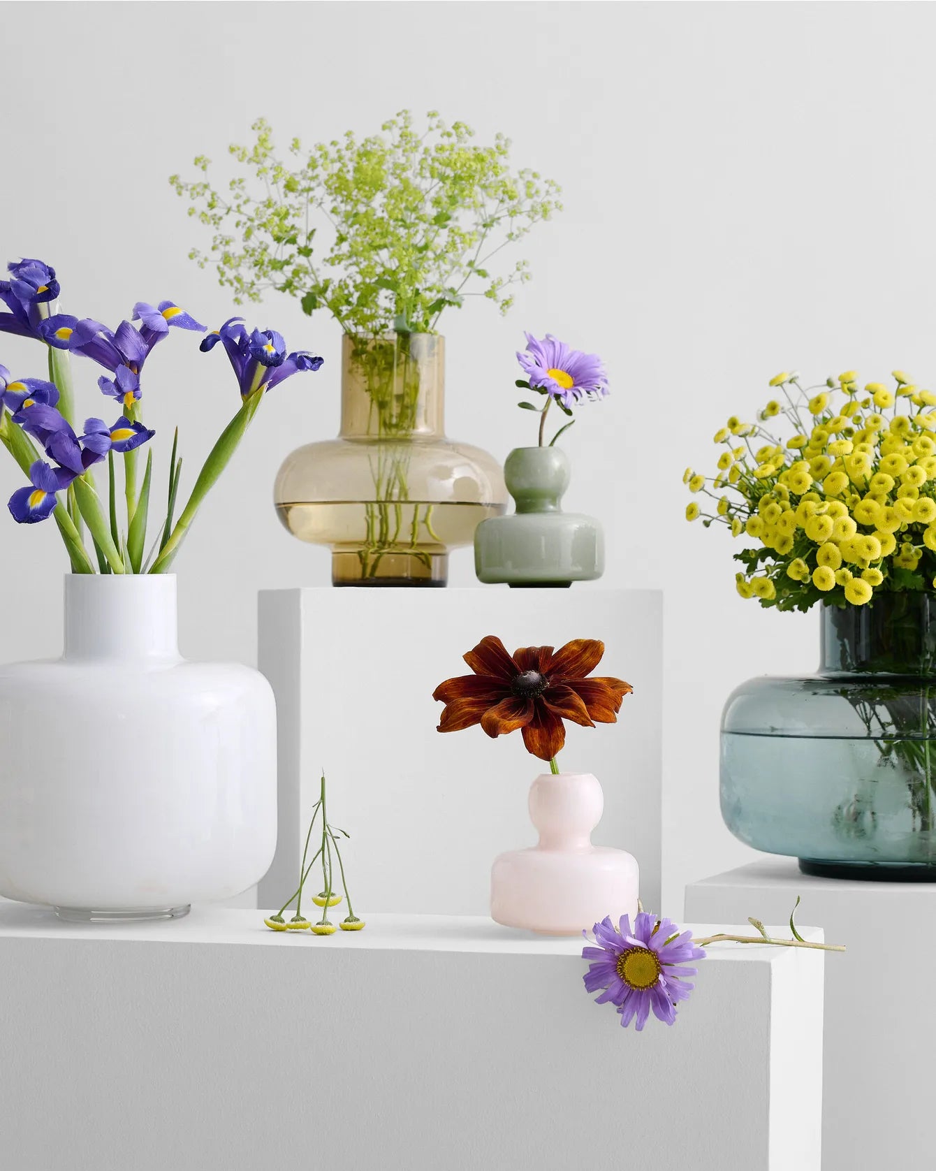 Marimekko Small Cased Glass Flower Vase