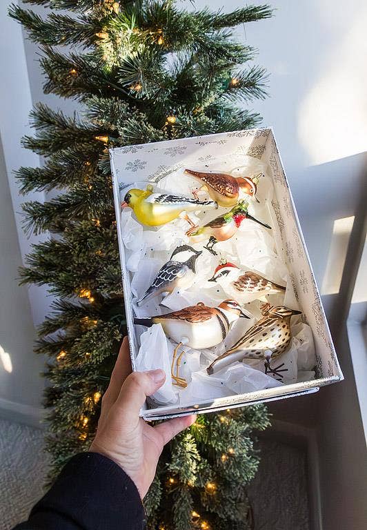 Goldfinch Ornament - Yellow - 4"L