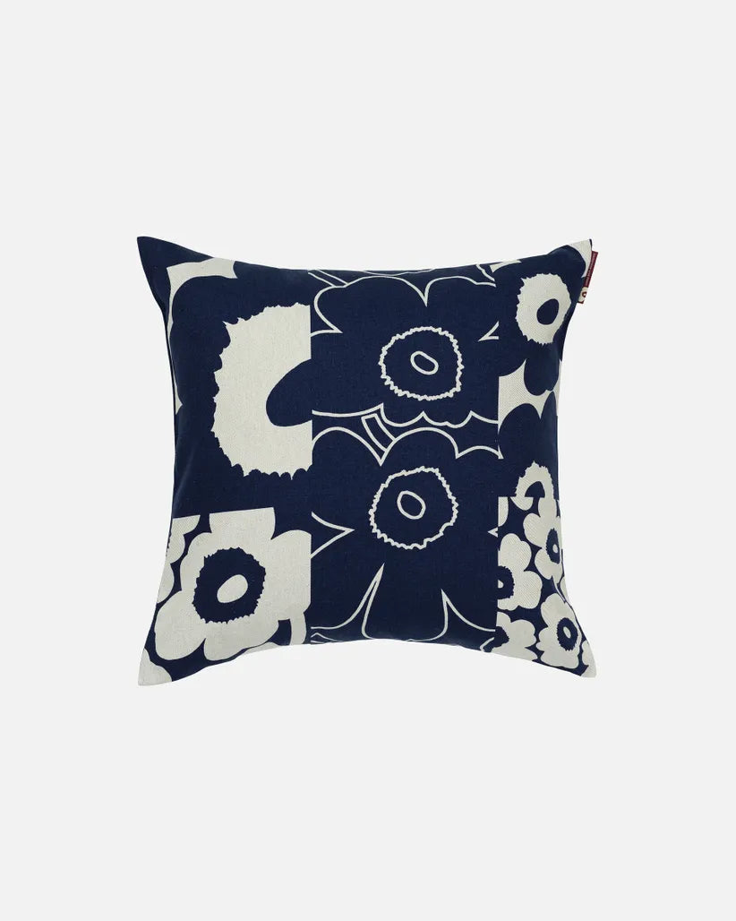 Marimekko Unikko Navy Pillow Cover Only 50x50 cm