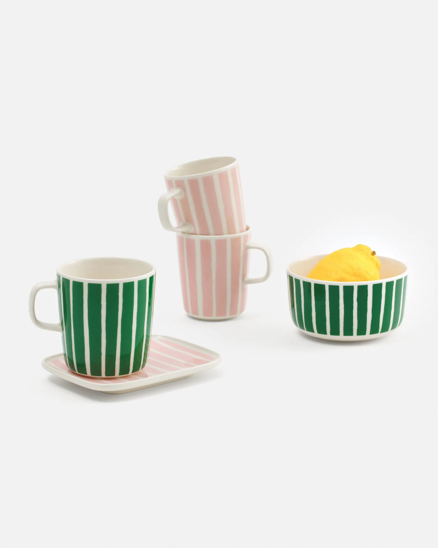 Marimekko Green Stripe Bowl