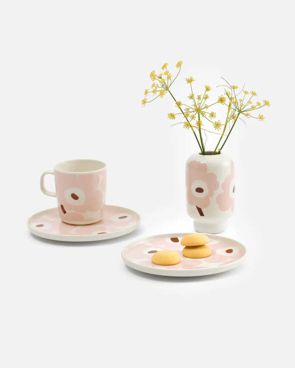 Marimekko Breakfast Plate Pink Unikko 8"