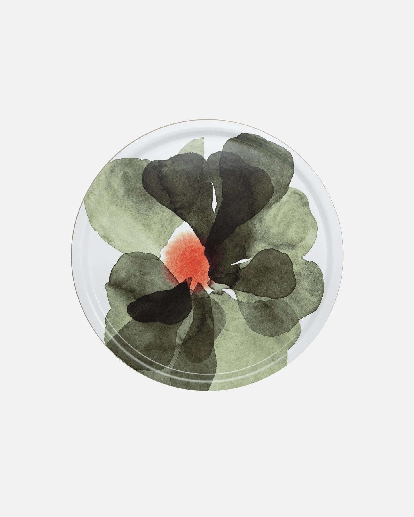 Marimekko Green Valssi Round Tray