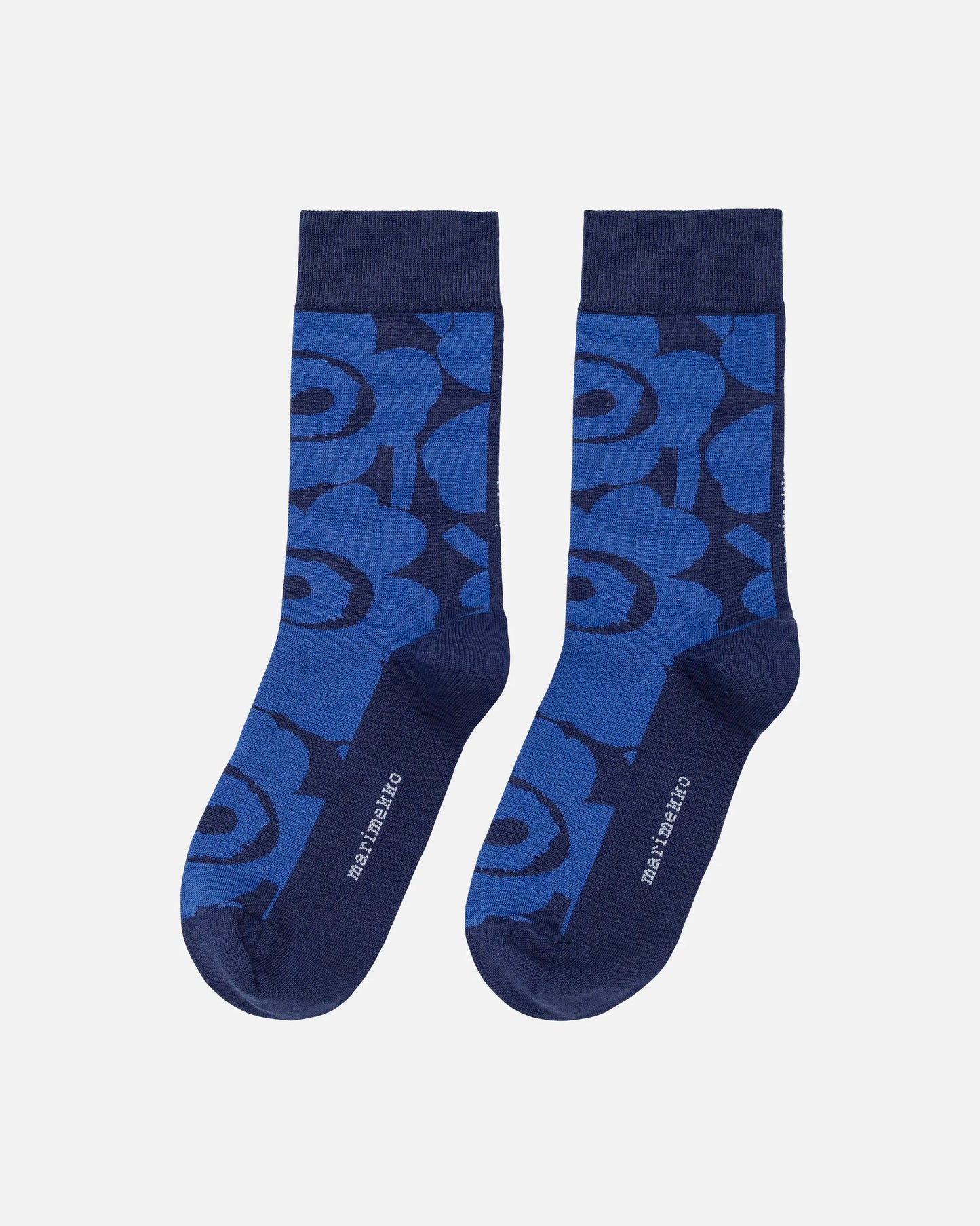 Marimekko Socks Style Kasvaa Unikko Kioski Blue and Navy