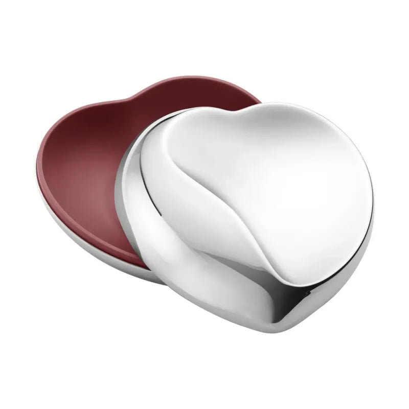 Georg Jensen Heart Bonbonniere Hibiscus Red interior