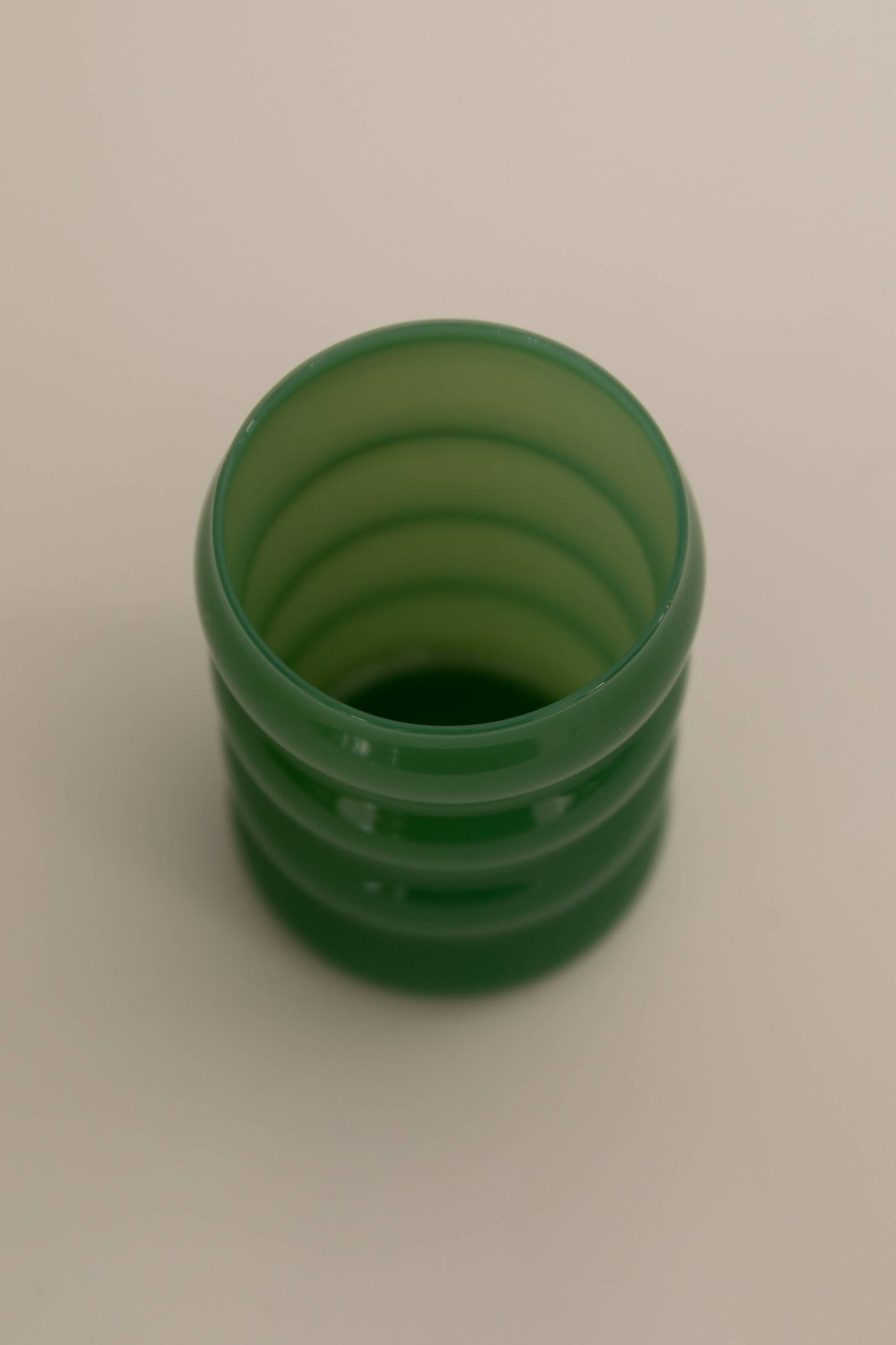 Opaque Ripple Cup, Jade