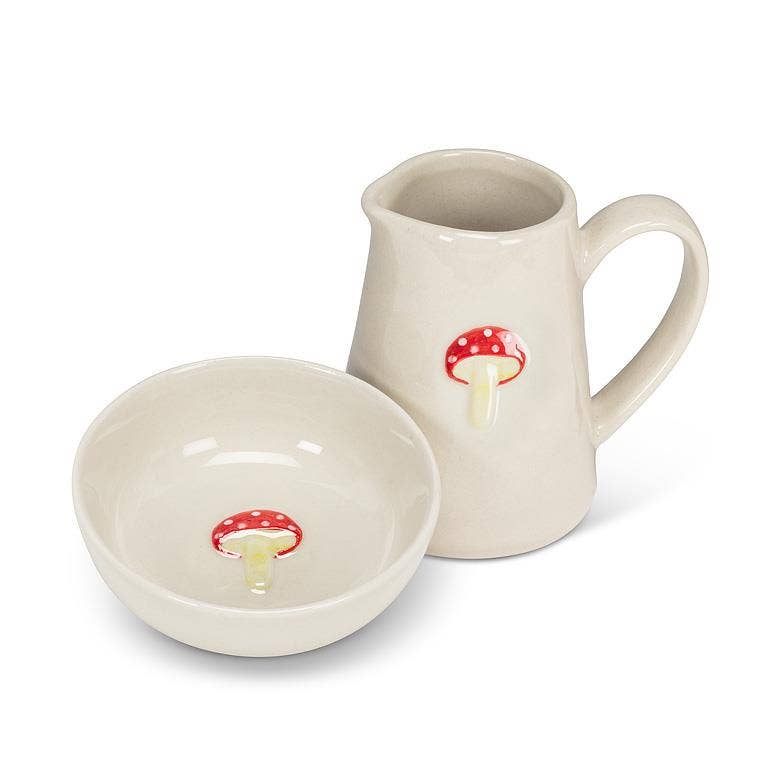 Mushroom Mini Pitcher 3"H (5oz)