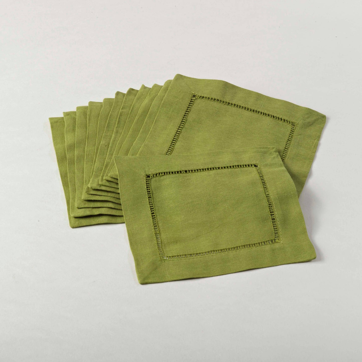 Hemstitched Cocktail Napkin