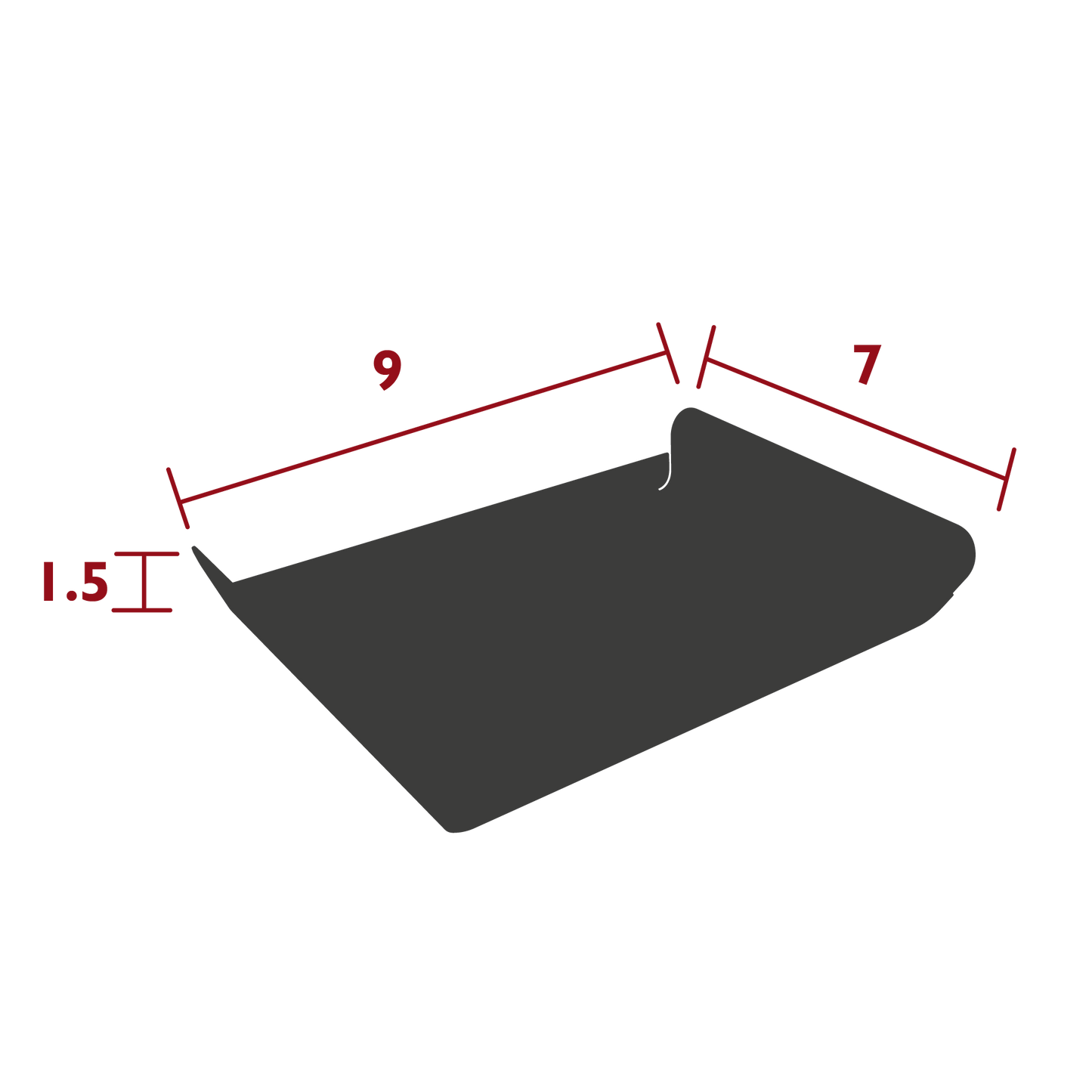 FERMOB Alto Tray 9" x 7"