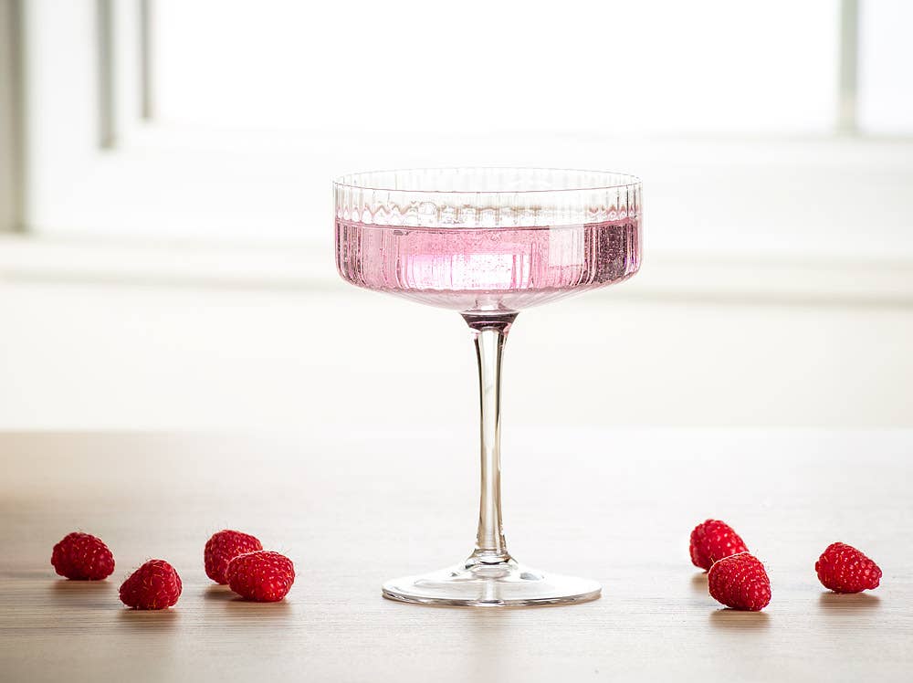 Fluted Optic Cocktail Coupe 5.5"H (8oz)