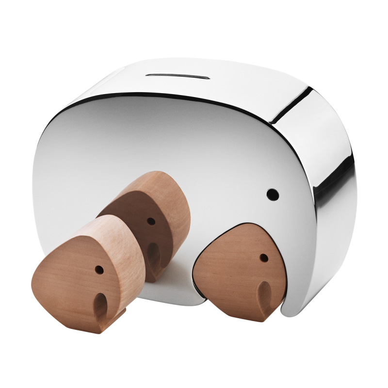 Georg Jensen Moneyphant with Twins Coin bank