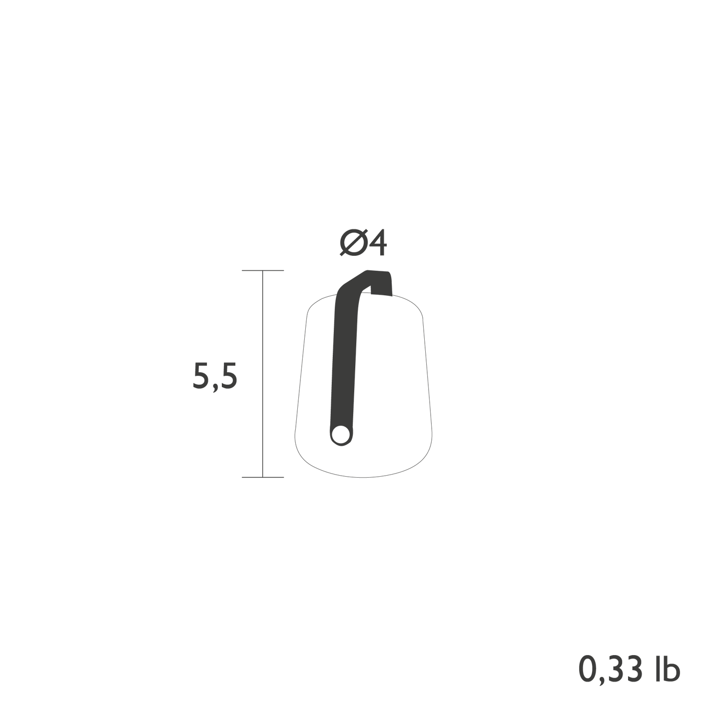 FERMOB Balad Lamp 5" Set of 6 with Charging Station