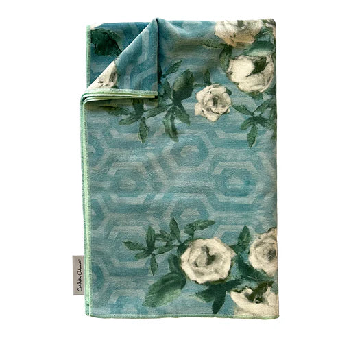 Carlotta Oddone Velvet Table Runner, 63" x 17.5"