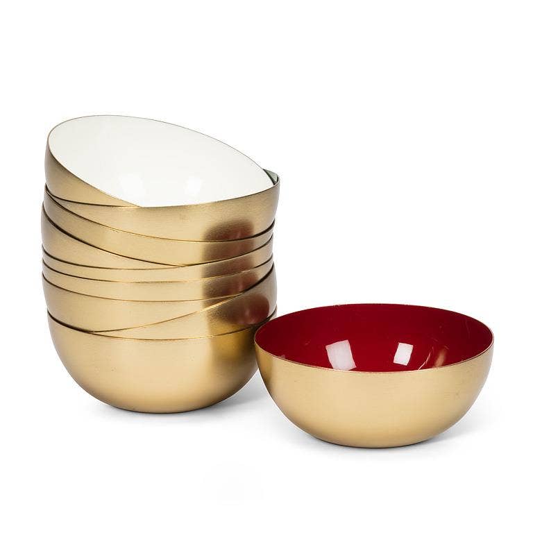 Mini Enamel Bowl Terracotta 4"D