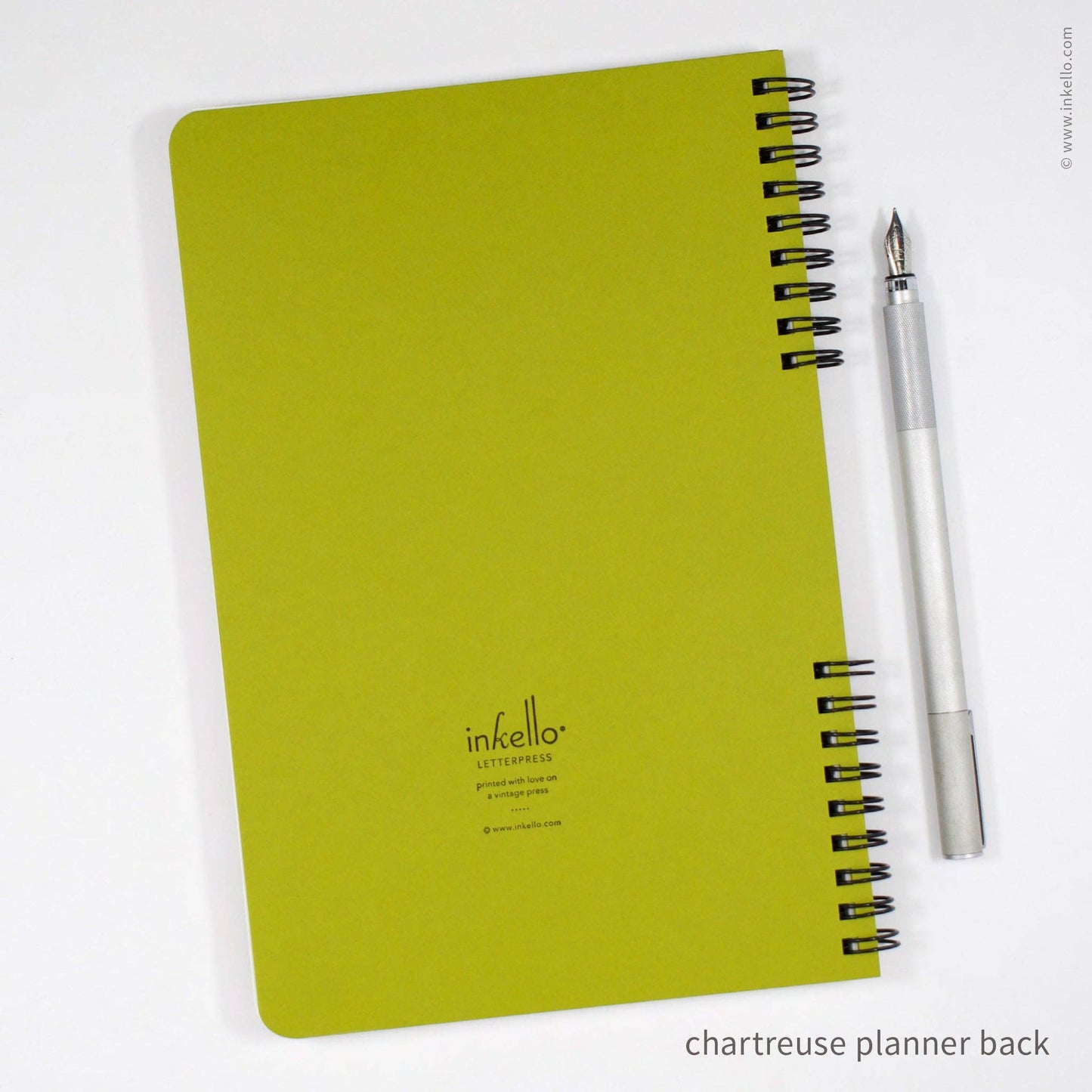 Big Burst Weekly Planner with Chartreuse Cover + Black Ink