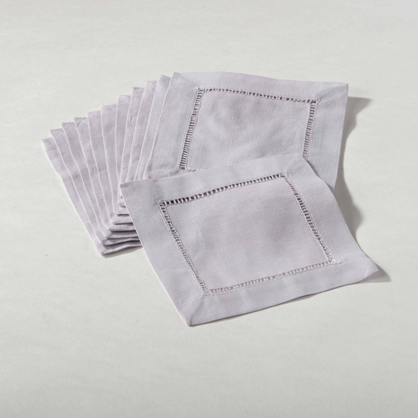 Hemstitched Cocktail Napkin
