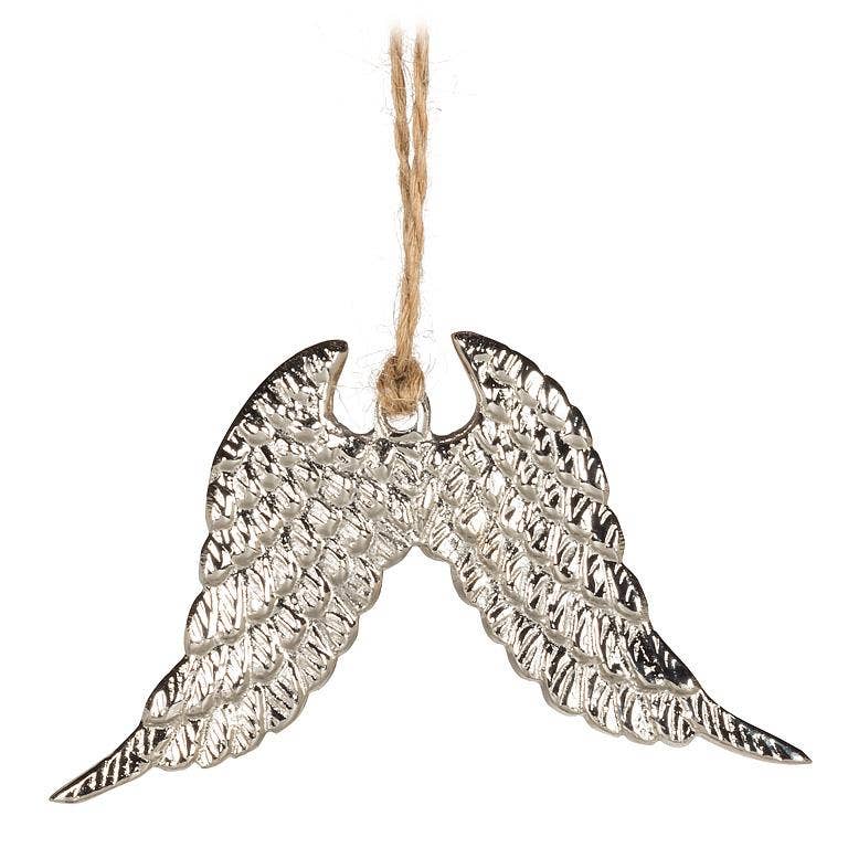 Angel Wings Ornament 3.5"W