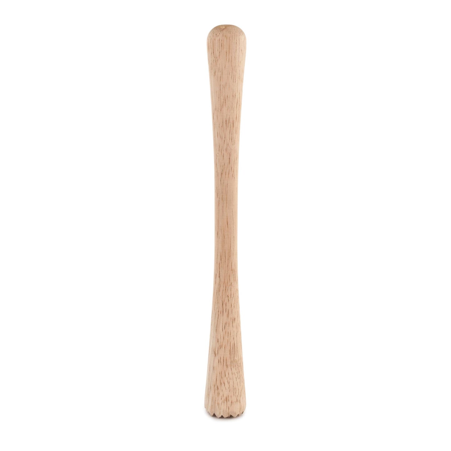 Smash Natural Wood Muddler w/ Serrated Base