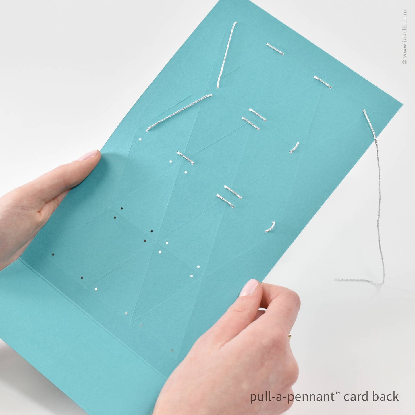 Merry Christmas Pull-A-Pennant™ Greeting Card (#520)