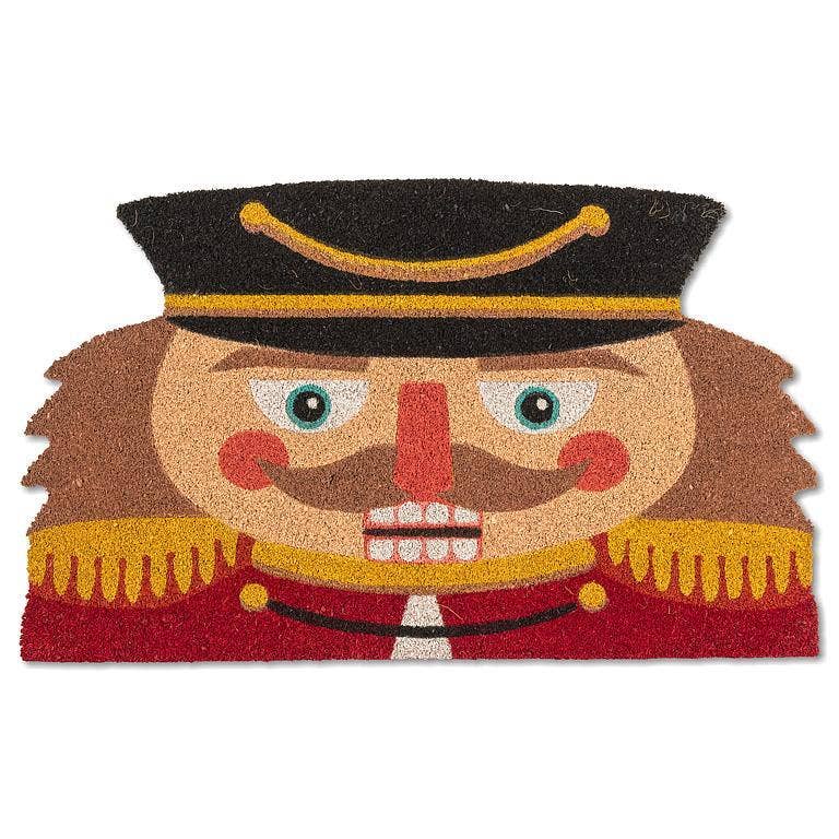 Holiday Nutcracker Shaped Doormat