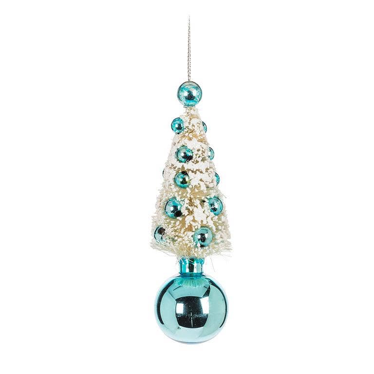 Vintage Tree and Ball Ornament-3 Assorted-5"H