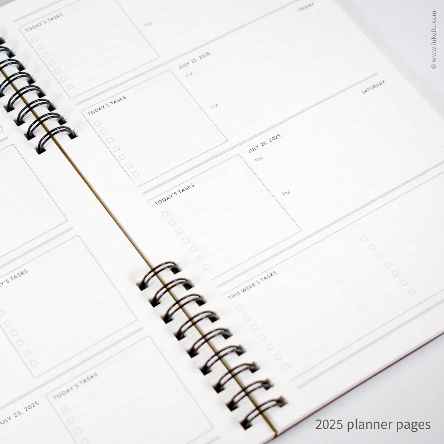 Big Burst Weekly Planner with Chartreuse Cover + Black Ink