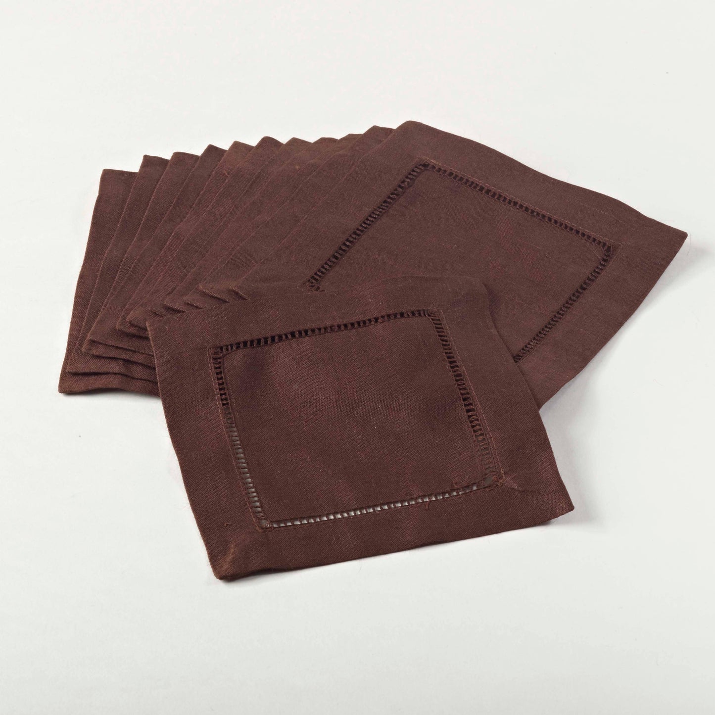 Hemstitched Cocktail Napkin