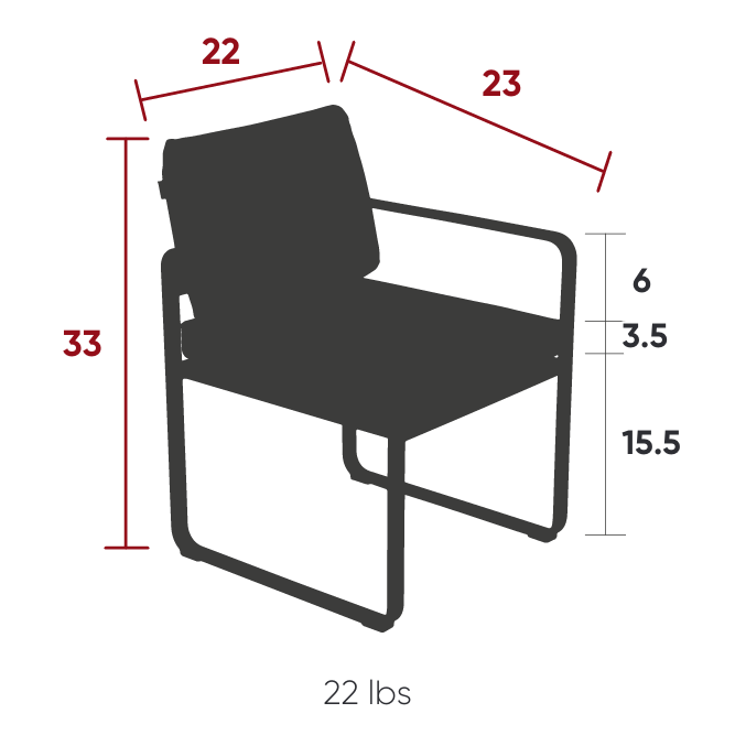 FERMOB Bellevie Dining Armchair