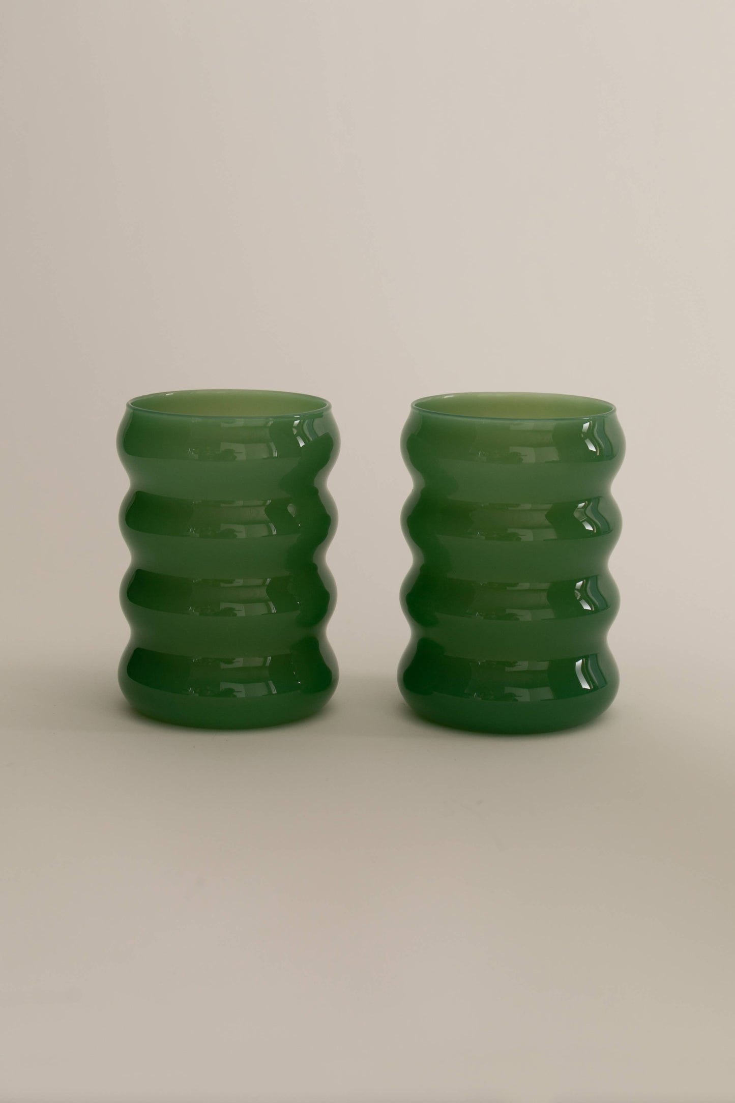 Opaque Ripple Cup, Jade