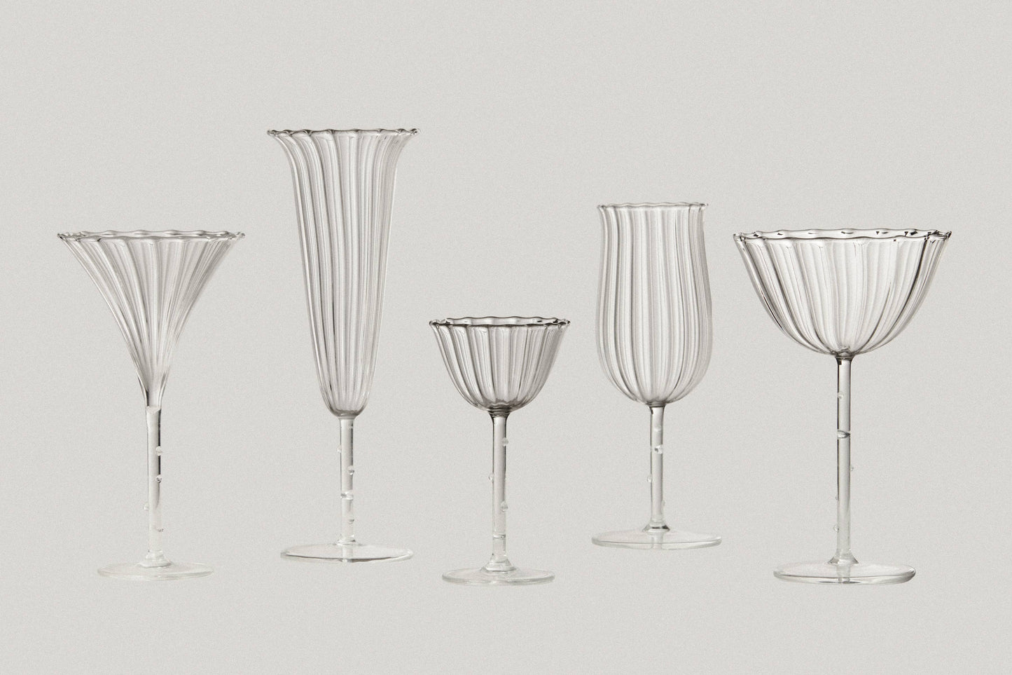 Trumpet Aperitif Glass, Clear (Set of 4)