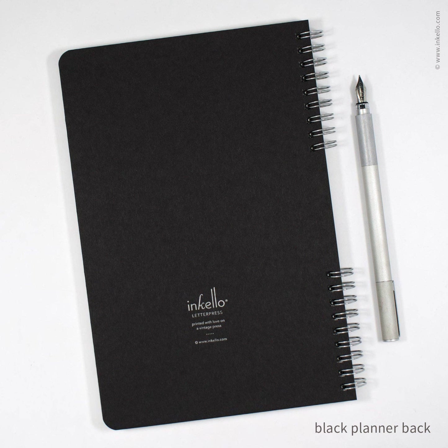 Big Burst Weekly Planner with Black Cover + Silver Ink #610