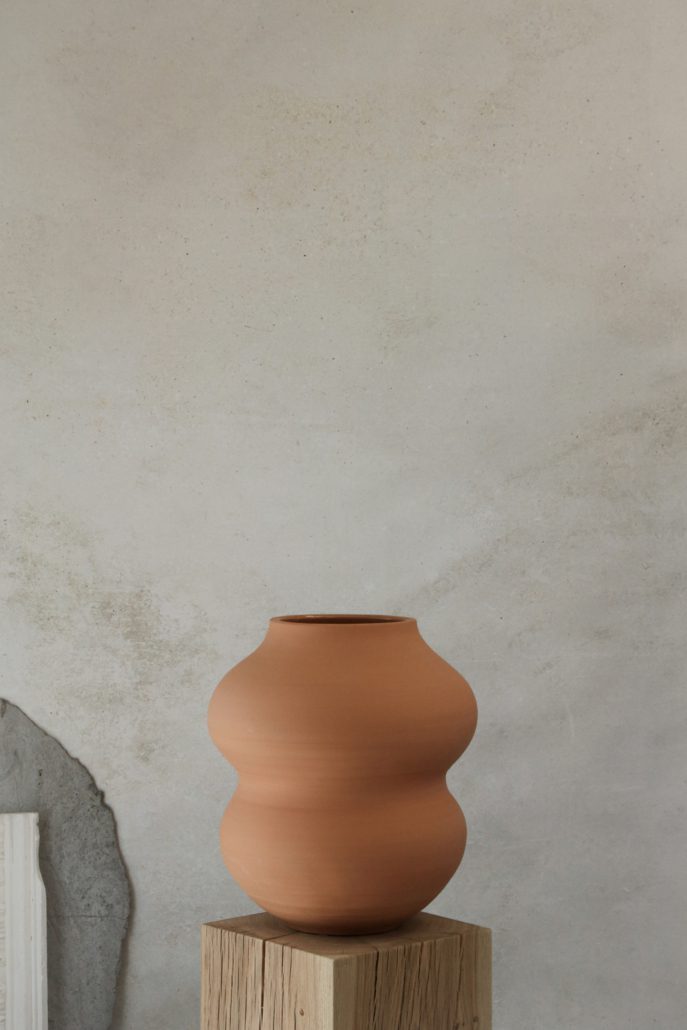 Bergs Belle Raw Terracotta Vase