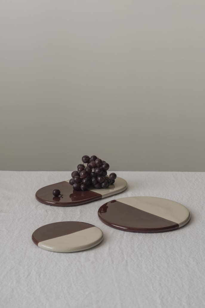 Bergs Nuna Glazed Platters