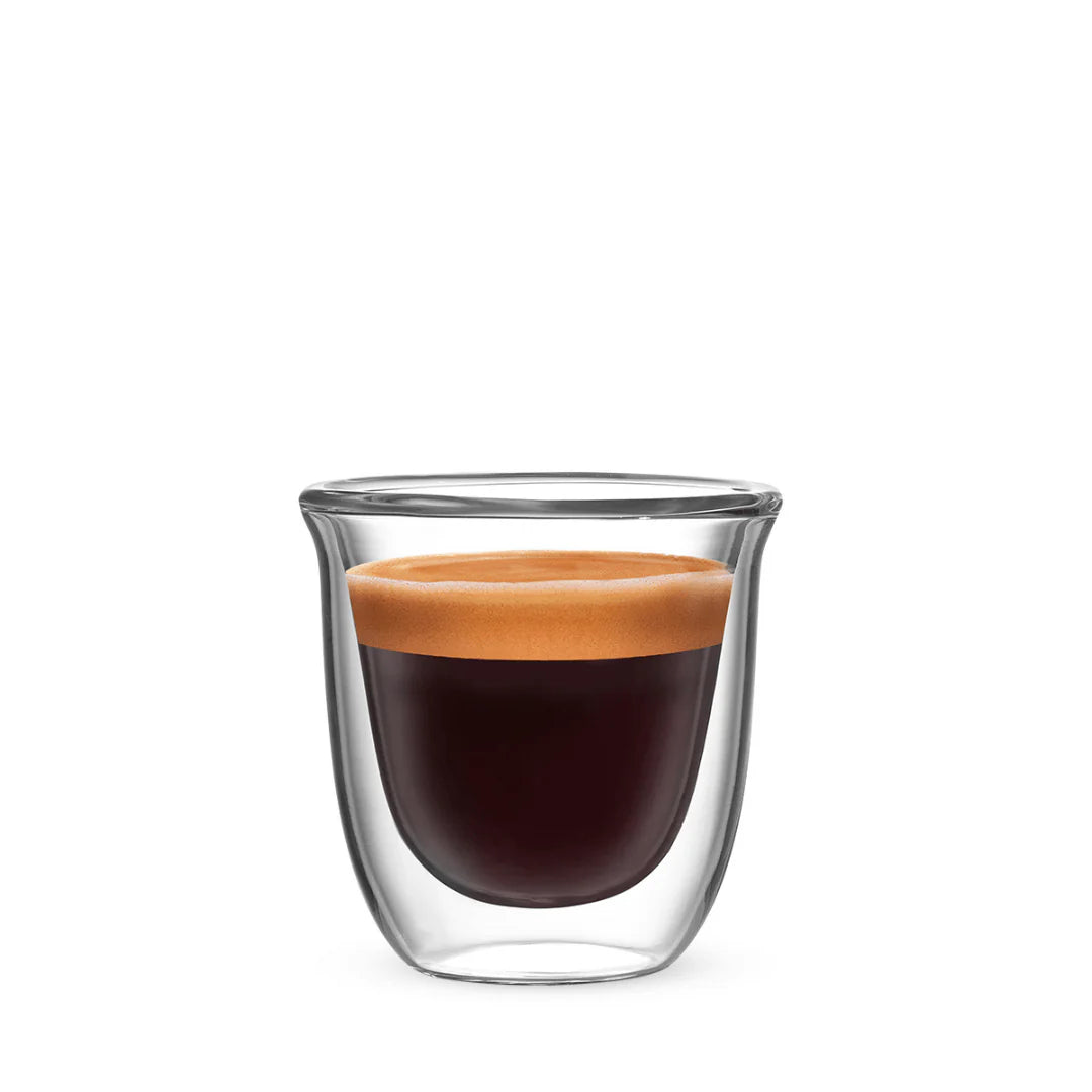 Bialetti Double Walled Glass Espresso Cups 80 ml Set of 2