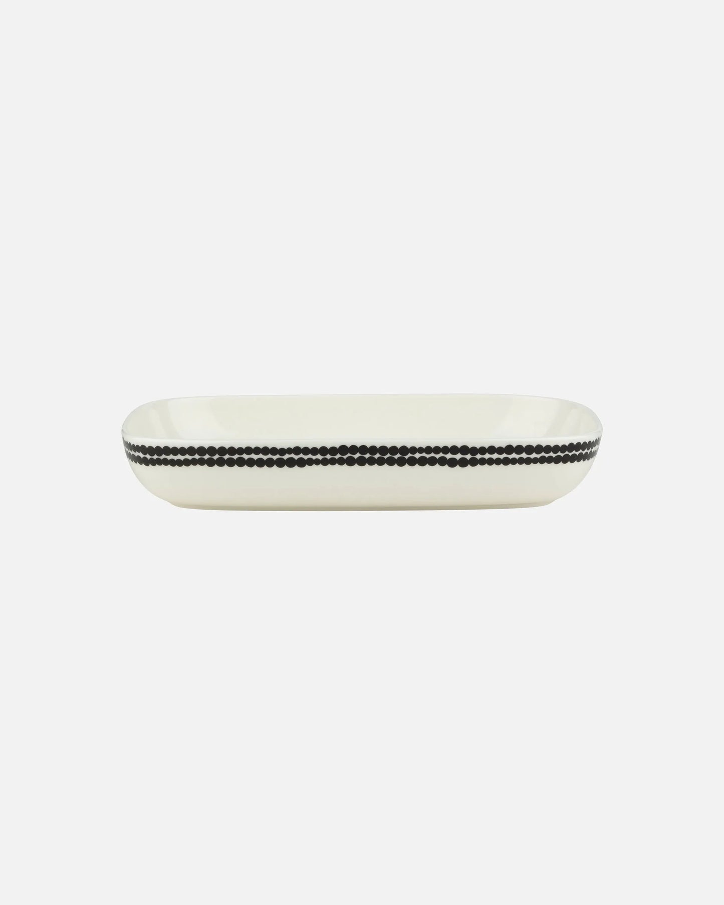 Marimekko Serving Dish with Black Dots