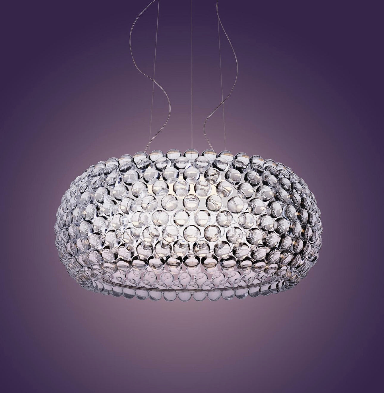Caboche Plus Grande Suspension Transparent Light 120V