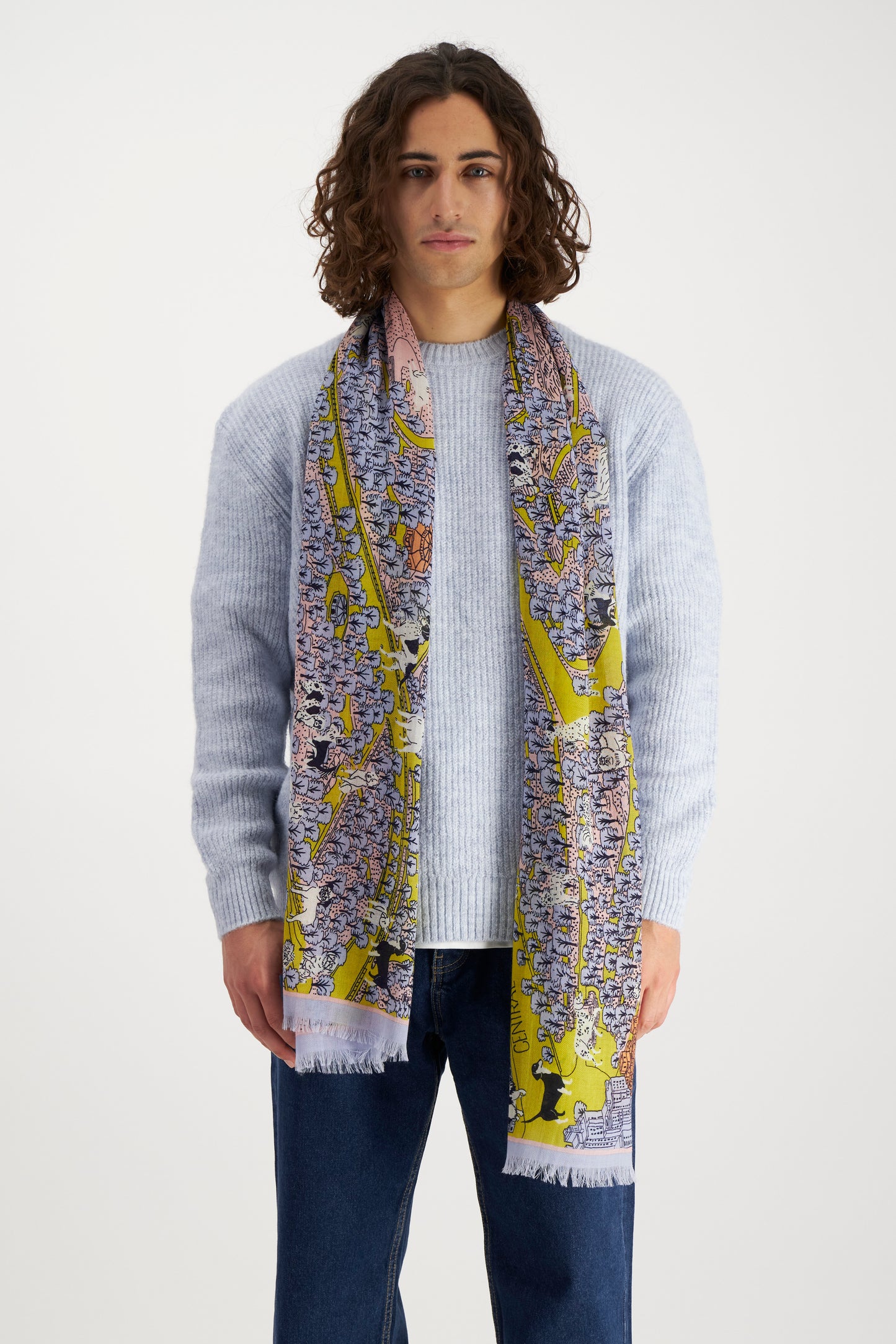 Inoui Editions Scarf Etole 70 Central Park LILAC