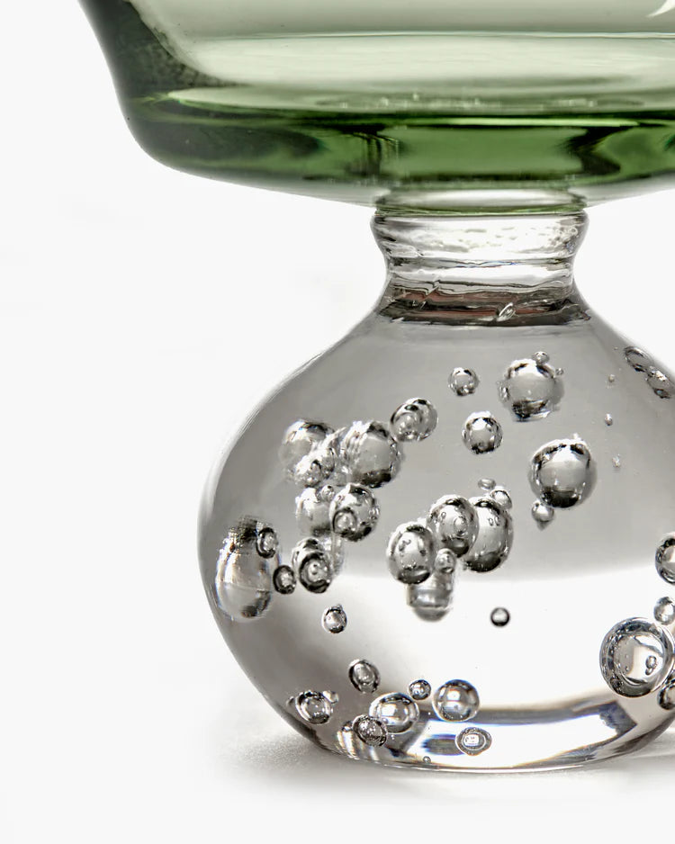 Bubble Stemmed Glass by Bela Silva Small