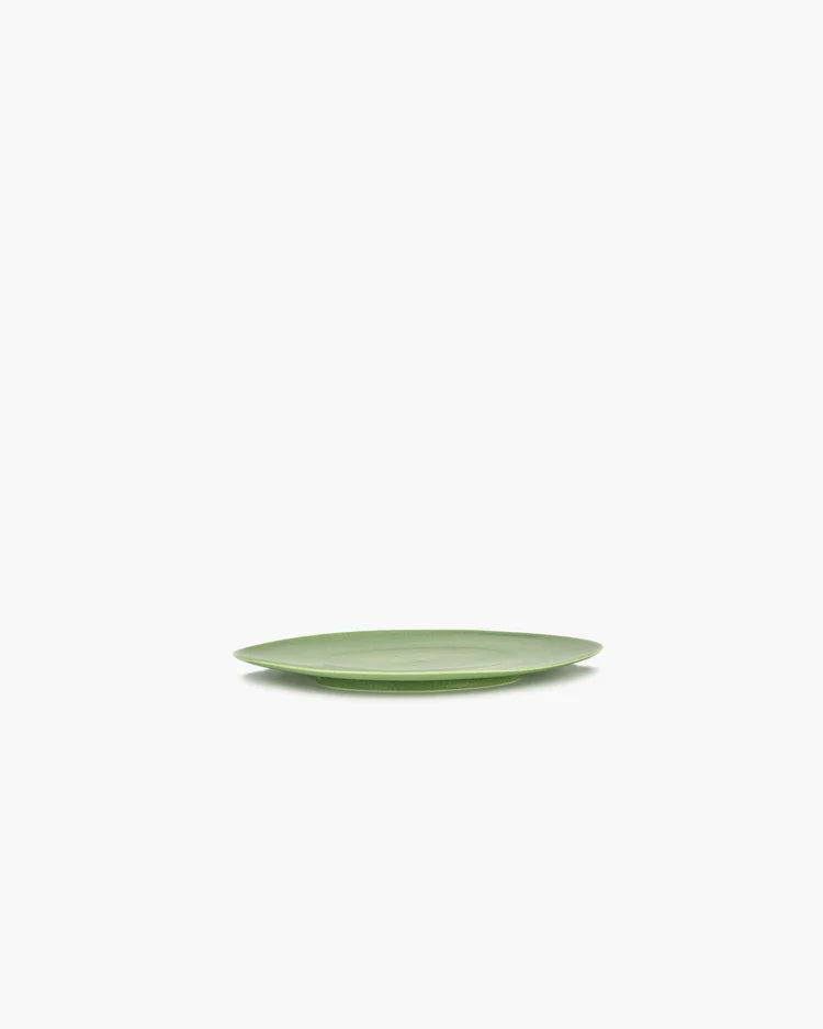 Serax Green Porcelain Plate by Ann Demeulemeester