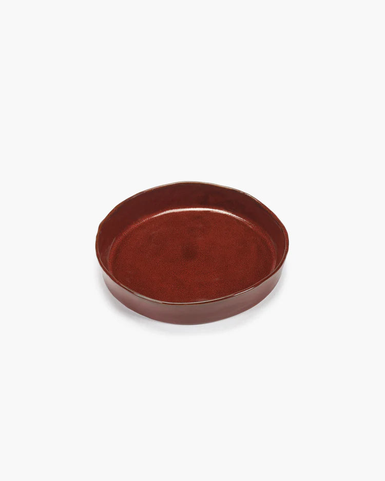 Deep plate Medium in Venetian Red by Marie Michielssen