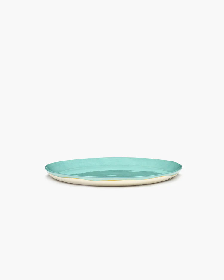 Turquoise Ceramic Dinner Plate by Ottolenghi