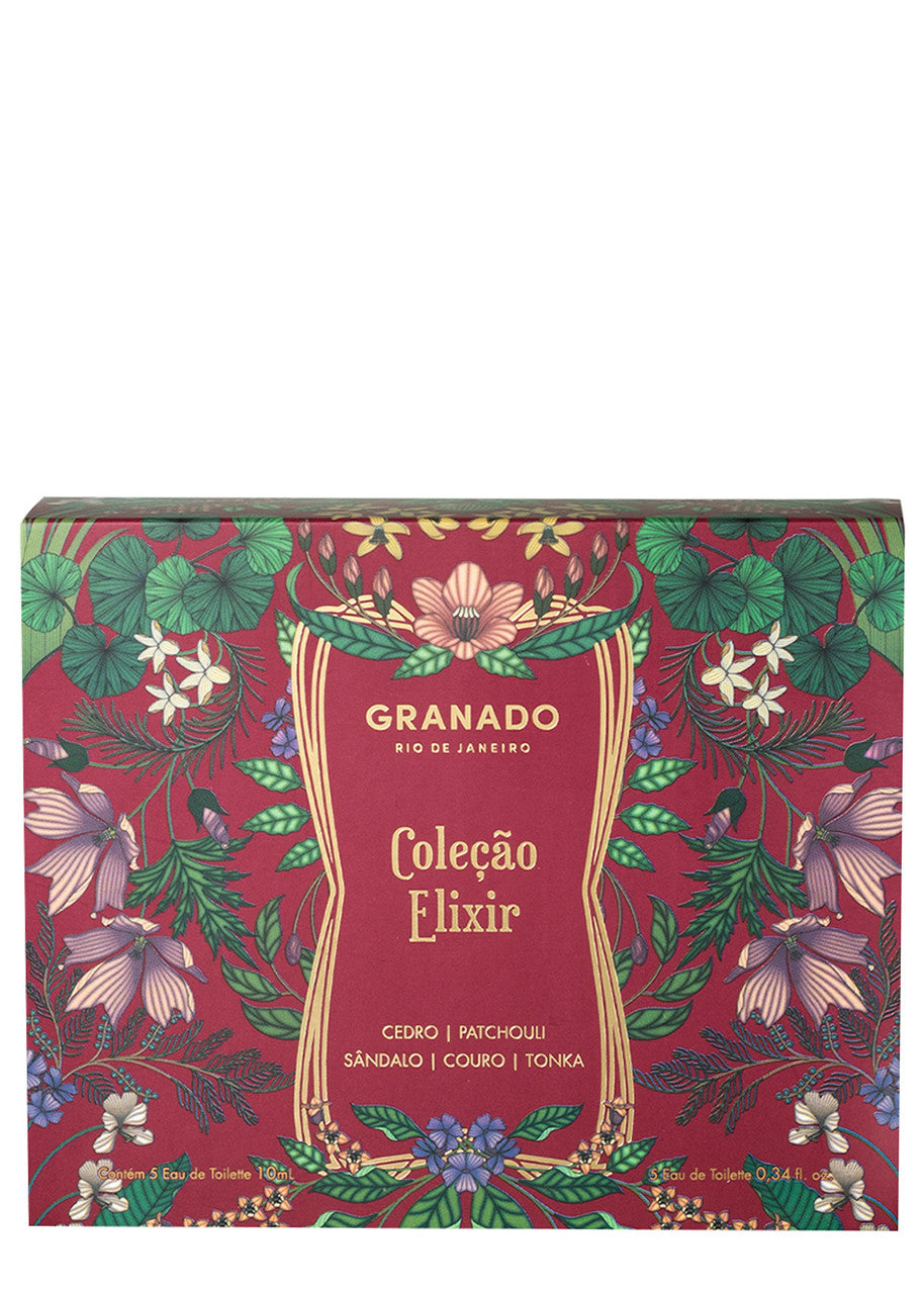 Granado Eau de Toilette Kit Set of 5 x 10ml Colecao Elixir