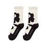 Marimekko Pirtti Unikko Thick Socks Black and White