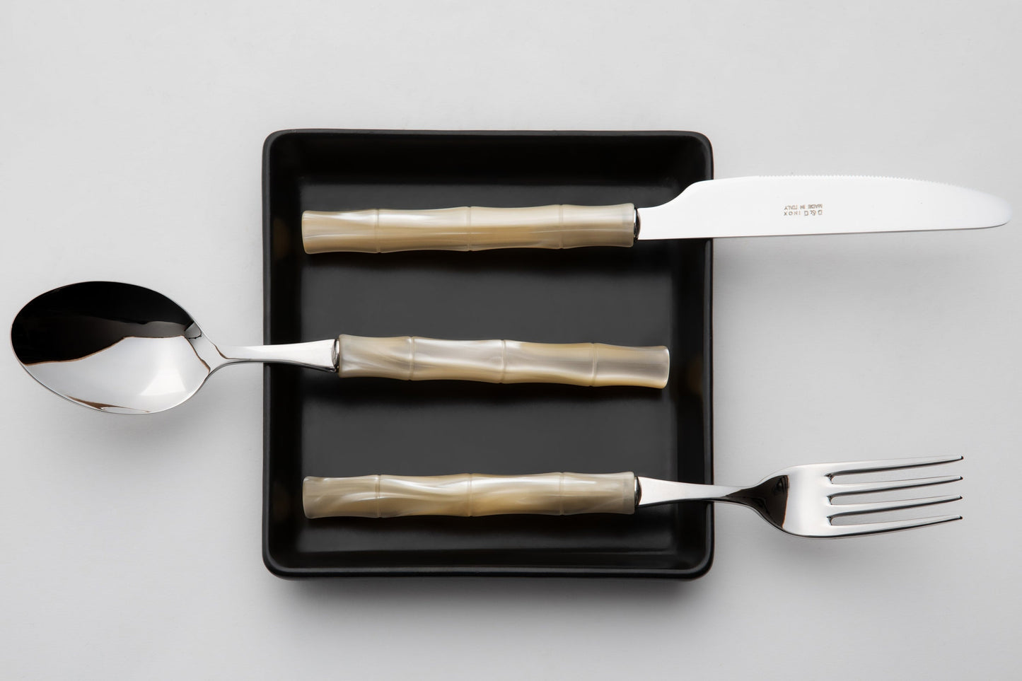 Bamboo Shine Flatware 5 piece Place Setting