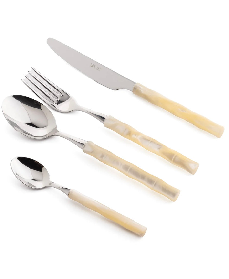 Bamboo Shine Flatware 5 piece Place Setting