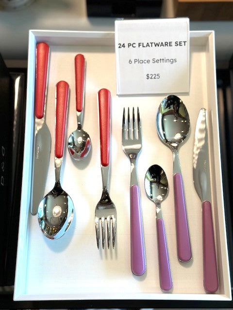 Domus Design 24 Piece Place Setting Flatware Sets